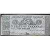 Image 1 : 1862 $10 State of Arkansas Treasury Warrant Note