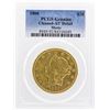 Image 1 : 1866 $20 with Motto Liberty Head Double Eagle Gold Coin PCGS Genuine AU Detail