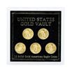 Image 1 : Lot of (5) 2016 $5 American Gold Eagle Coins