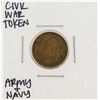 Image 1 : 1863 Civil War Token Army & Navy