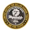 Image 2 : .999 Silver Fitzgeralds Casino & Hotel Reno, Nevada $10 Limited Edition Gaming T