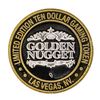 Image 2 : .999 Silver Golden Nugget Las Vegas $10 Casino Limited Edition Gaming Token