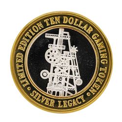 .999 Silver Silver Legacy Reno, Nevada $10 Casino Limited Edition Gaming Token