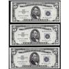 Image 1 : Lot of (3) 1953 $5 Silver Certificate Notes Choice Uncirculated