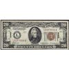 Image 1 : 1934A $20 Hawaii Federal Reserve Note WWII Emergency Note