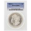Image 1 : 1881-S $1 Morgan Silver Dollar Coin PCGS MS63