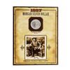 Image 1 : 1887 $1 Morgan Silver Dollar Coin with William "Buffalo Bill" Cody Stamp