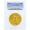 Image 1 : 1924 $20 St. Gaudens Double Eagle Gold Coin PCGS MS66