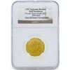 Image 1 : 1787 (2011) Ephraim Brasher Half Doubloon .999 Gold Coin NGC Gem Brilliant Uncir
