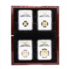 Image 1 : 2010 American Gold Eagle (4) Coin Set NGC MS70 Early Release