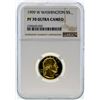 Image 1 : 1999-W $5 George Washington Commemorative Gold Coin NGC PF70 Ultra Cameo