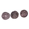 Image 2 : Lot of (3) 1540-1590 KB Hungary Ferdinand I - Madonna & Child Silver Denar Coins