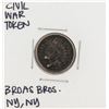 Image 1 : 1863 Civil War Token Broas Bro Army and Navy New York