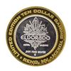Image 2 : .999 Silver El Dorado Hotel & Casino Reno, Nevada $10 Limited Edition Gaming Tok