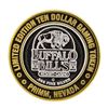 Image 2 : .999 Silver Buffalo Bills Resort & Casino Primm, NV $10 Limited Edition Gaming T