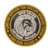 Image 2 : .999 Silver MGM Grand Las Vegas $10 Casino Limited Edition Gaming Token