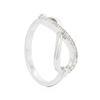 Image 3 : 14KT White Gold 0.21ctw Diamond Infinity Ring