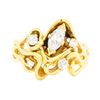 Image 1 : 18KT Yellow Gold Ladies 0.60ctw Diamond Ring