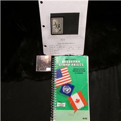  1990 Edition Brookman Stamp Prices United States United Nations & Canada , priced at $6.95; & 1954 