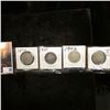 Image 1 : 1899, 1900, 1902, & 05 U.S. Liberty "V" Nickels, Good to Fine.