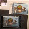 Image 2 : Plate number corner & a single 1979  RW46 Federal Migratory Bird Hunting and Conservation $7.50 Stam