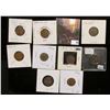 Image 1 : 1909 P VDB Very Fine, (5) 10 P grading up to EF; (2) 12 P, & 12 D Lincoln Cents.