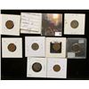 Image 2 : 1909 P VDB Very Fine, (5) 10 P grading up to EF; (2) 12 P, & 12 D Lincoln Cents.