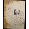 Image 1 : 1889 Letter of Correspondence on stationery from "Burlington, Cedr Rapids & Northern Railway Train M