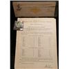 Image 1 : (18) "Burlington, Cedar Rapids & Northern Railway Co." Cancelled checks with Gold Revenue stamps dat