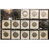Image 1 : (4) 1912 P & (8) 12 D Liberty Nickels, all good to Fine condition.