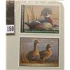 Image 2 : 2011 RW78 & 2012 RW79 Federal Migratory Bird Hunting and Conservation $15.00 Stamp, not signed, Very