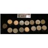 Image 2 : (15) Mixed Date Indian Head Cents grading good or better.