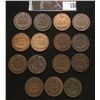 Image 2 : (15) Mixed Date Indian Head Cents grading good or better.