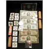 Image 1 : (4) Rolls of unsorted Washington Quarters; 1983 S U.S. Proof Set; (5) Uncirculated Native American D