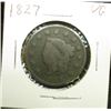 Image 1 : 1827 U.S.. Large Cent, Very Good.