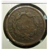 Image 2 : 1841 U.S.. Large Cent, Good.to VG, some reverse damage.