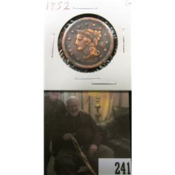 1852 U.S.. Large Cent, Good.