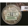 Image 1 : $100 Banknote Coin "Benjamin Franklin Since 1928/1929", encapsulated.