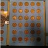 Image 4 : 1941-62 Nearly complete set of United States Lincoln Cents in a Whitman folder.