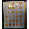Image 2 : 1909-40 Partial set of United States Lincoln Cents in a Whitman folder. Includes several of the rari