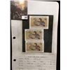 Image 1 : (3) 1985 IA14 Iowa $5 Migratory Waterfowl Stamps. Two are unsigned and unused, excellent condition, 