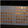 Image 2 : 1959-80 Complete Set of Lincoln Cents, no double dies. Stored in a Whitman folder. Several coins AU-