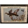 Image 2 : 1986 IA15 Iowa $5 Migratory Waterfowl Stamps. Unsigned and unused, excellent condition.