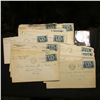Image 1 : Large group of Iowa City, Iowa Postmarked letters with Three Cent Iowa Statehood Stamps; & 1922 P U.