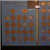 Image 2 : Partial Set of 1959-80 Lincoln Cents in a blue Whitman folder.