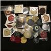 Image 1 : Doc' had this group listed as 50 Different Old Clay Poker Chips and priced at $200.00.  I have not c