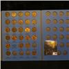 Image 3 : Partial Set of 1941-62 Lincoln Cents in a blue Whitman folder.