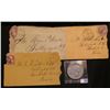 Image 1 : Pair of Post Civil War Covers, both addressed to the dead Post Office in Talleyrand, Keokuk County, 