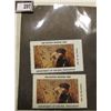 Image 1 : Pair of 1992  IA21 Iowa $5 Migratory Waterfowl Stamps. Both unsigned and unused, excellent condition