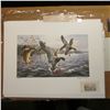 Image 1 : 1993 Iowa Migratory Waterfowl Stamp Design Print No. 36/600 in original folder, hand autographed wit